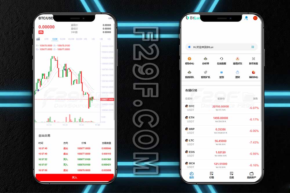 Btlux交易所源码/币币秒合约/锁仓质押/IEO认购/完整机器人/前端vue后端PHP